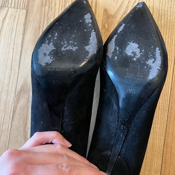 Alexander Wang Black Velvet Editor Heels (women size 9.5) (original price $220) - Picture 3 of 3